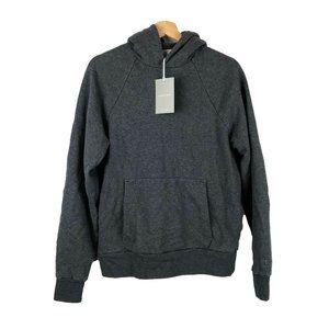 NWT Everlane Men's The Track Hoodie Dark Heather Gray M